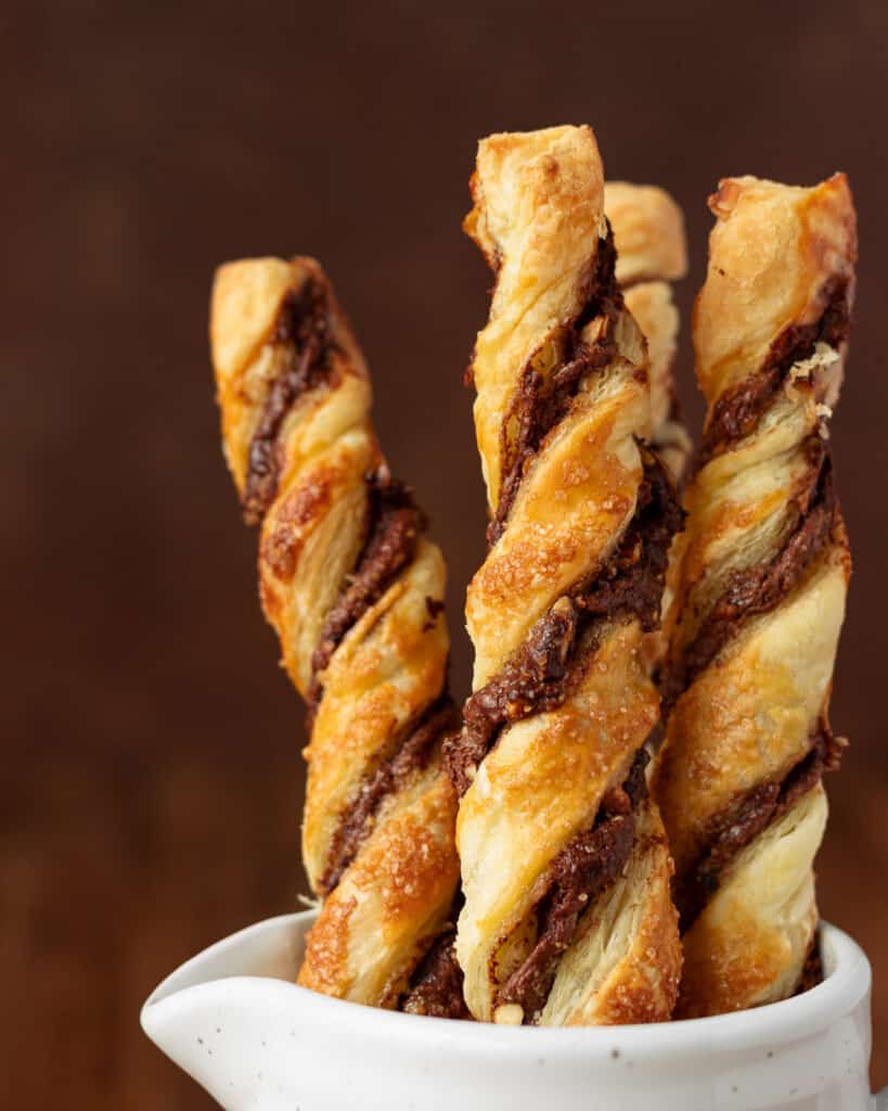 Puff Pastry Nutella Christmas Tree - Rich And Delish